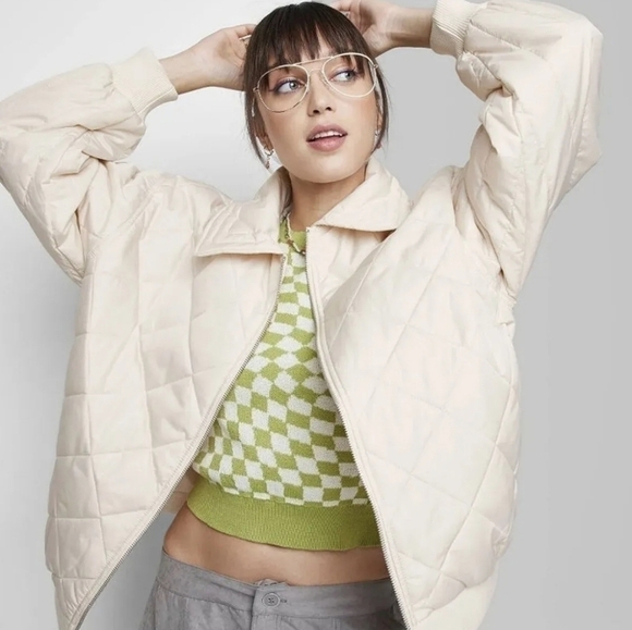 Wild Fable Quilted Bomber Jacket - Picture 1 of 12